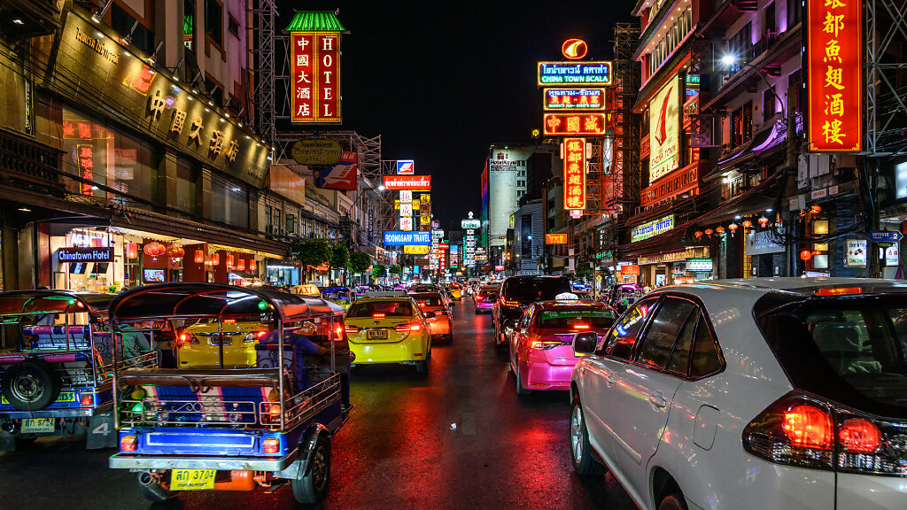 China town night market