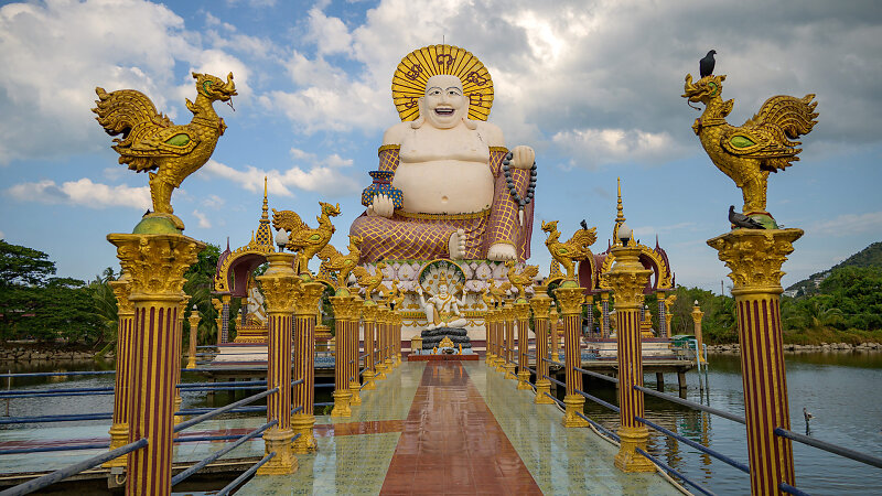 Statue of the Chinese Laughing Buddha
