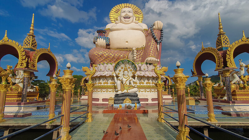 Statue of the Chinese Laughing Buddha